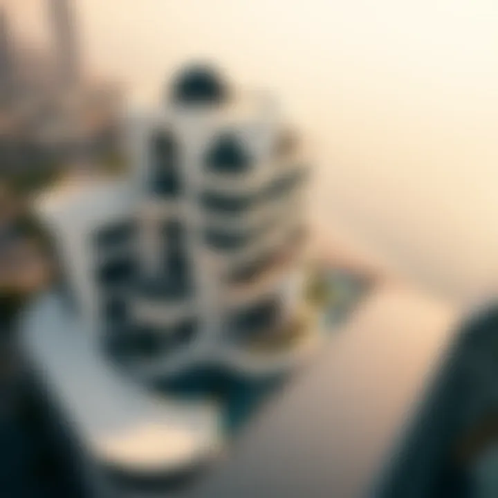Aerial Elegance of The Mansion Dubai Aerial view showcasing the grandeur of The Mansion Dubai
