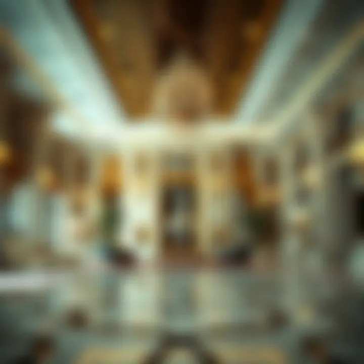 Opulent Interiors of The Mansion Dubai Luxurious interior design of The Mansion Dubai