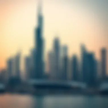 Stunning skyline view of Dubai showcasing iconic skyscrapers