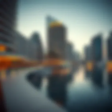 Architectural Wonders of TNS Dubai Marina Modern architectural marvels lining the waterfront of TNS Dubai Marina