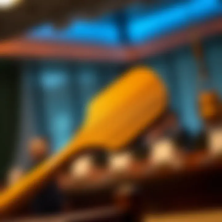 The Intensity of Bidding: A Close-Up of an Auction Paddle Auction Bidding Paddle