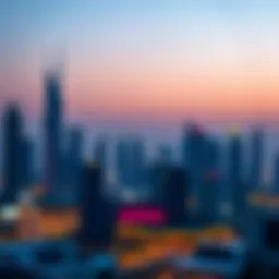 UAE Skyline at Dusk