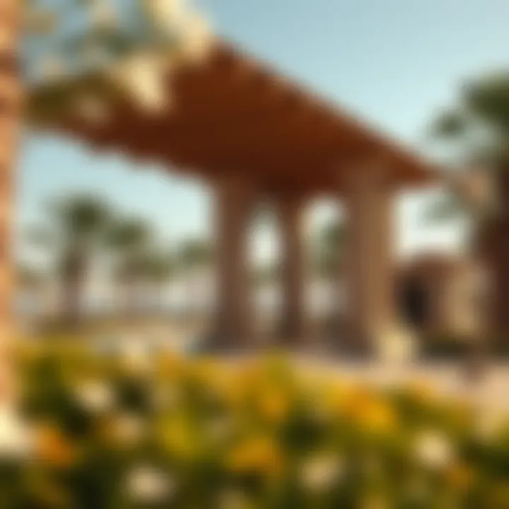 Architectural design elements of Umm Suqeim Beach Park