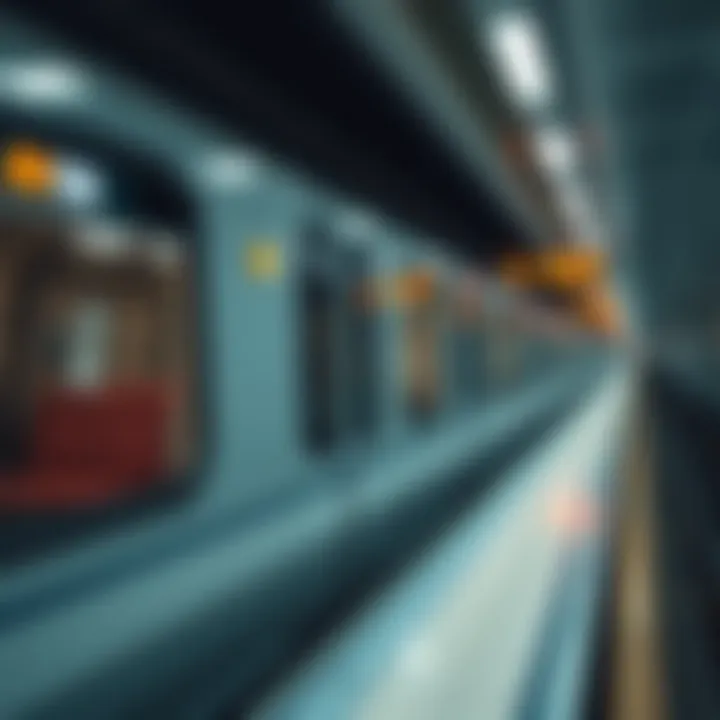 Dubai Metro Transportation Public transportation system in Dubai with a metro train