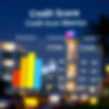 Visual representation of credit score metrics