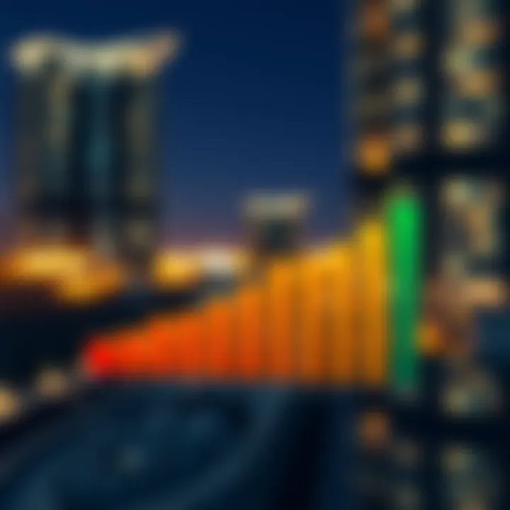Graph showing factors influencing credit scores