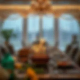 Traditional Iftar setting during Ramadan