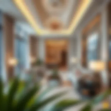 Luxurious Interiors of Faltat Building Interior layout of a luxurious apartment in the Faltat Building