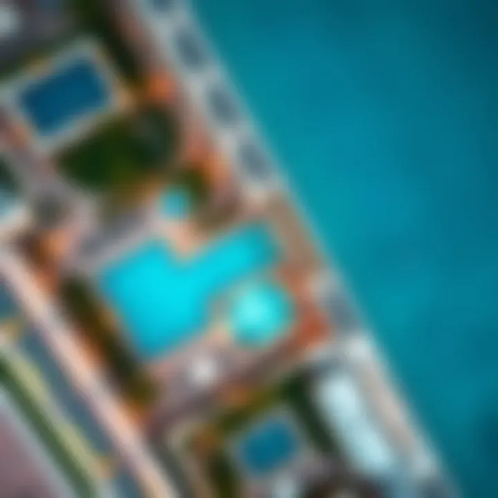 Aerial Perspective of the Wafi Pool Aerial view highlighting the Wafi Pool's surroundings