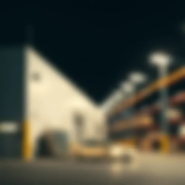 Infographic showing key considerations for warehouse location in Bay Area